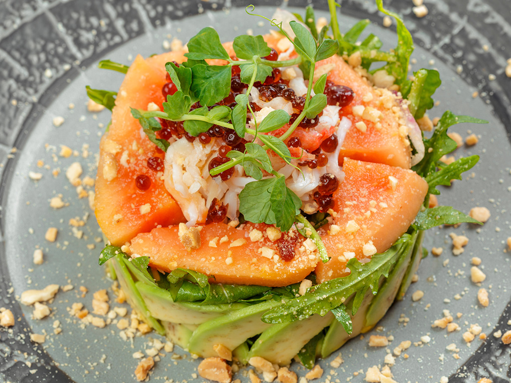 ceviche saumon nectarine - recette fruits et légumes rungis