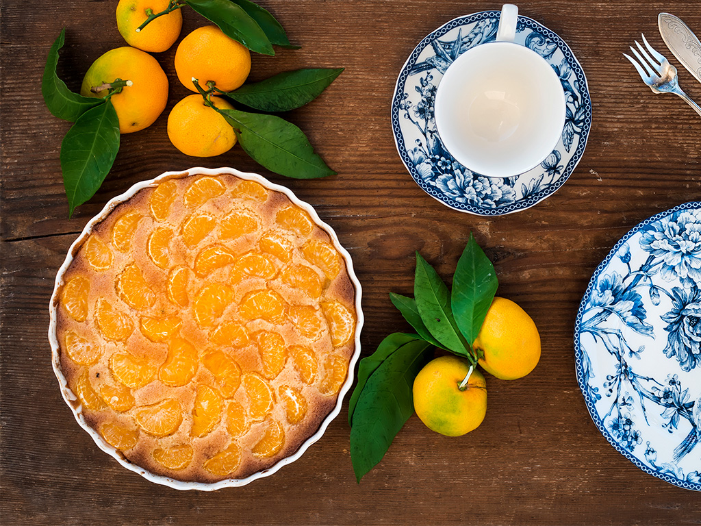 clafouti clémentine - recette fruits et légumes rungis