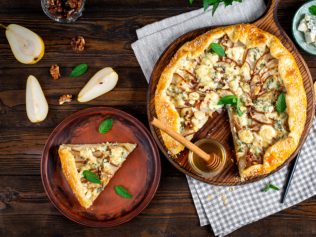 tartelette poire bleu - recette fruits et légumes rungis