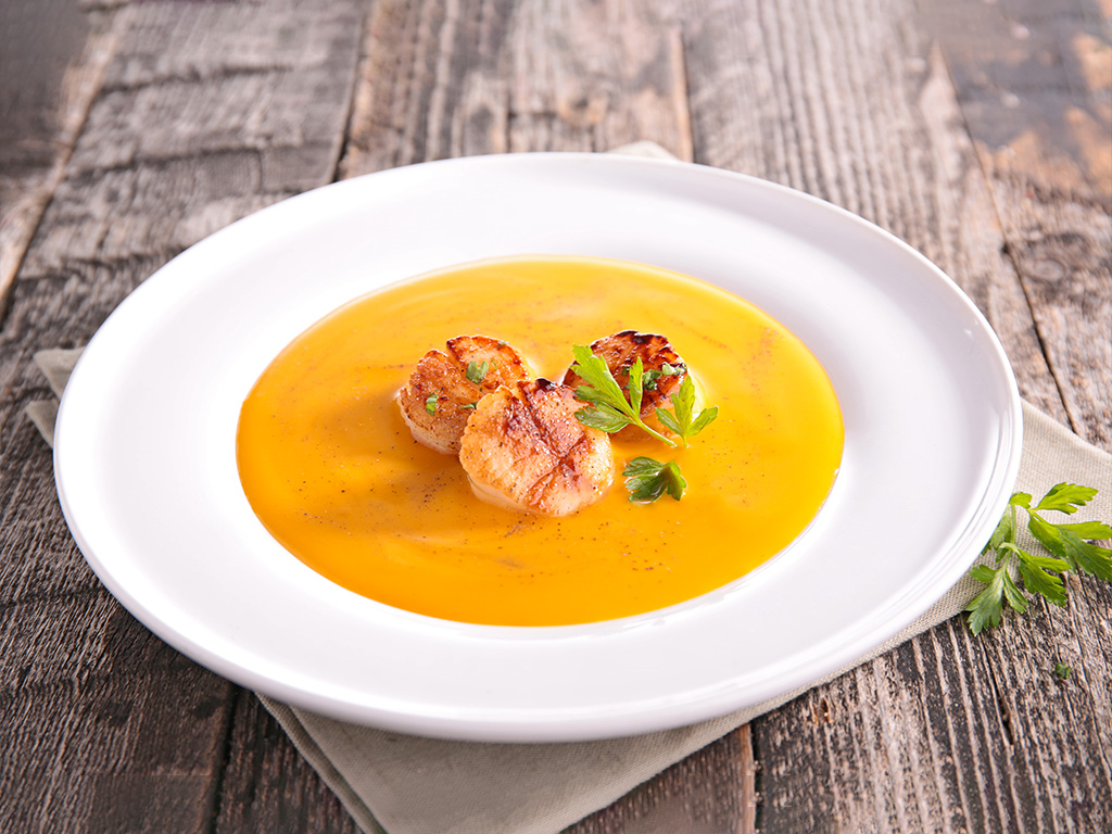 velouté de patate douce - recette fruits et légumes rungis