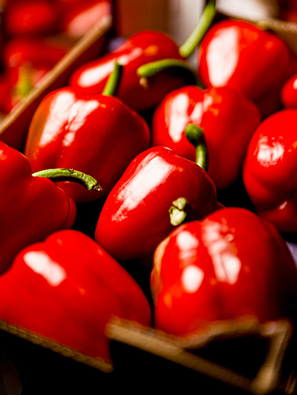 poivrons - fruits et légumes de saison - primeur rungis
